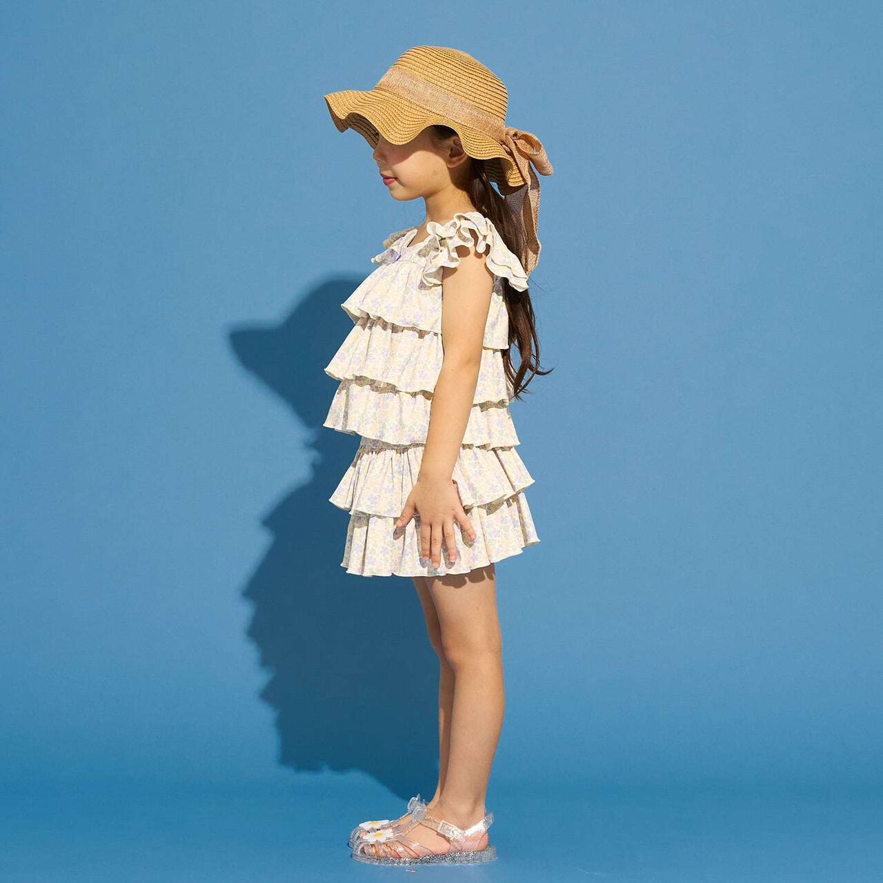 [SWIM] [UV Protection] Tiered Top & Tiered Skirt Separate Swimsuit,Lavender, large image number 20
