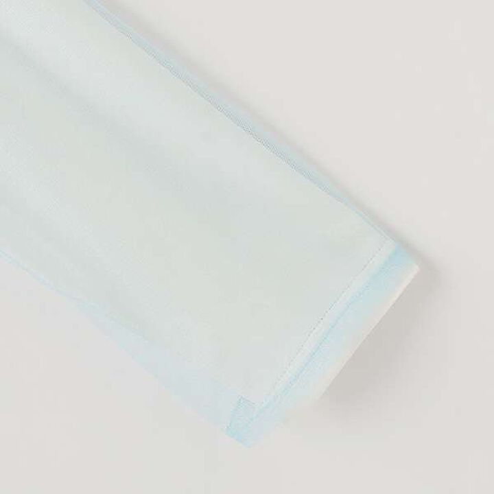 Tulle Layered Long-Sleeve T-Shirt,Off white, medium image number 8