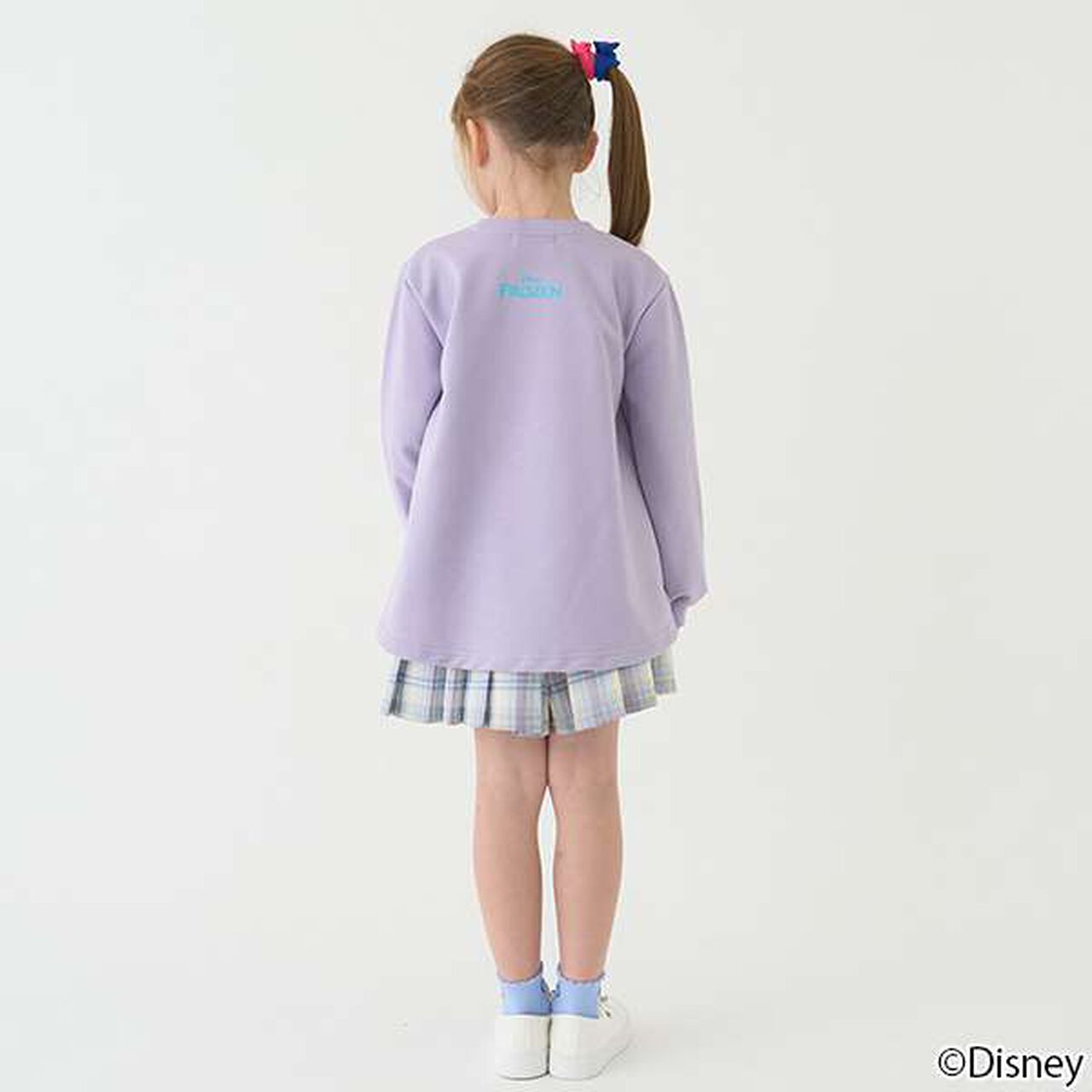 Check Pleats Culottes,Black, large image number 3