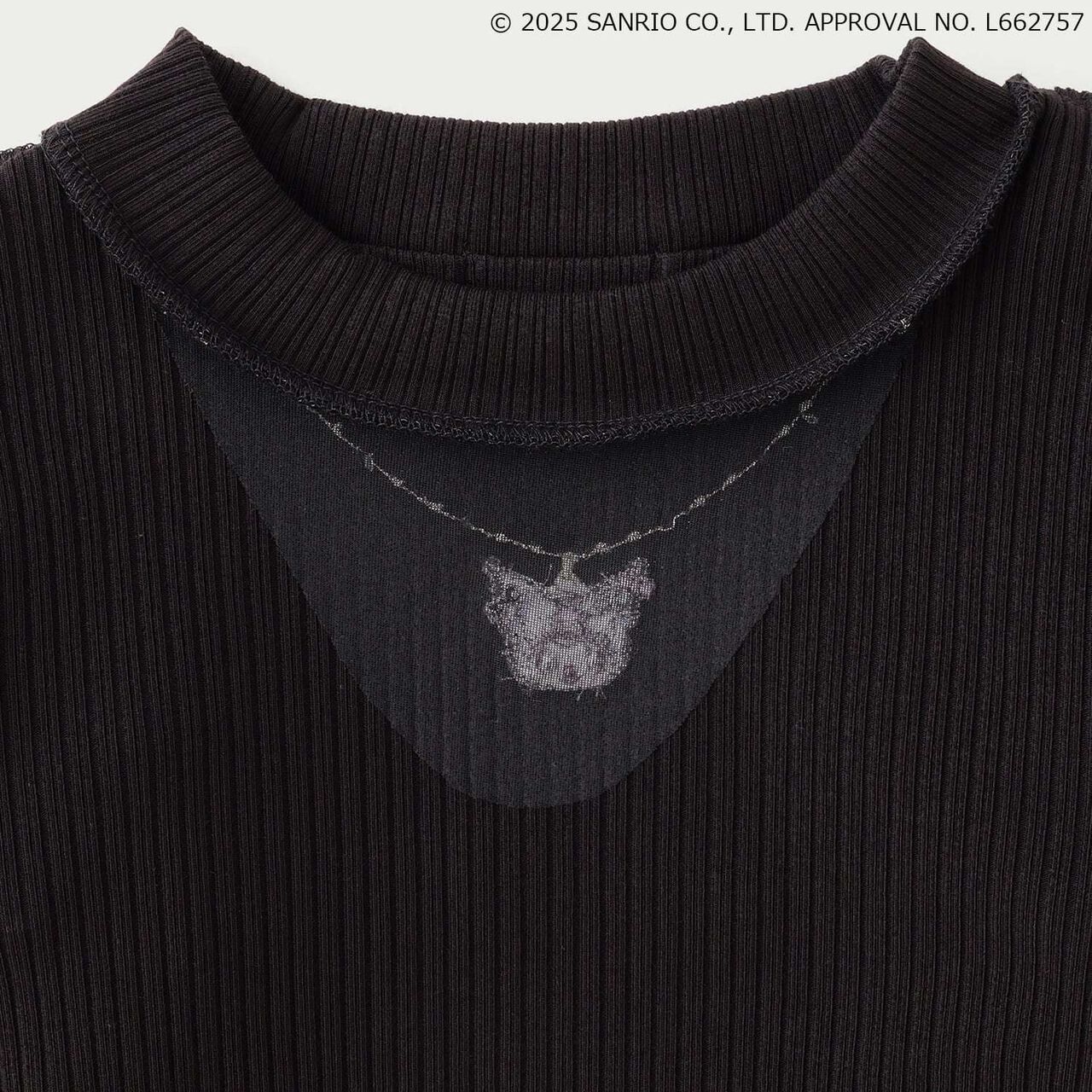 My Melody / Kuromi Ribbed T-Shirt & One-Piece Dress Set,Pink, large image number 14