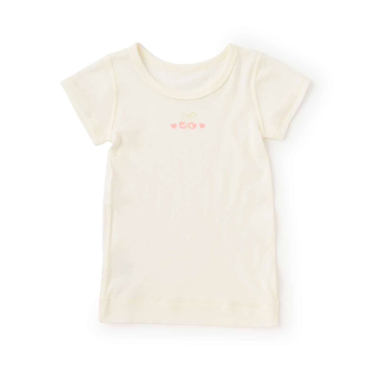 Short-Sleeve Undershirt,Off white, large image number 0
