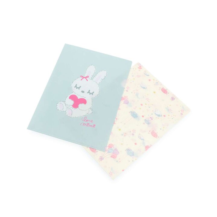 Mimi-chan Clear File 2-Piece Set,, medium