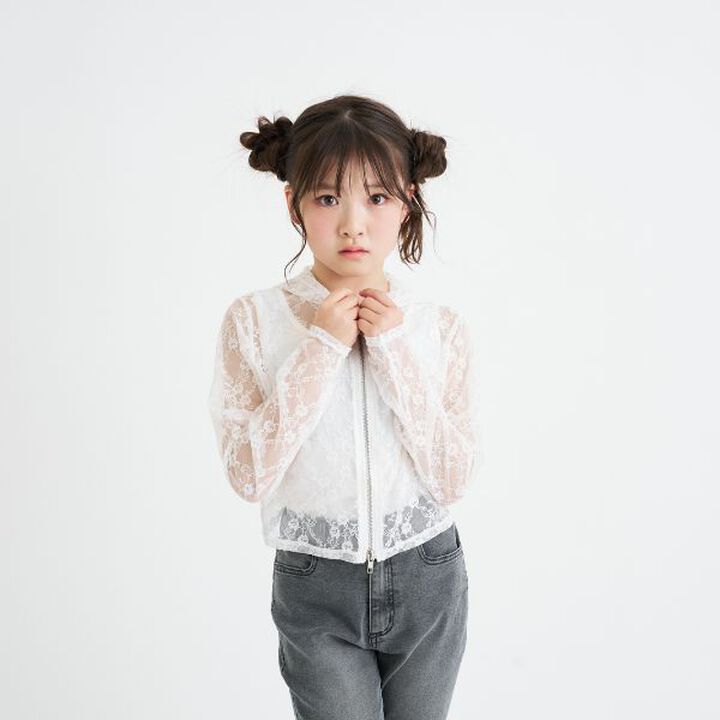 Lace Hoodie + Tank Top Set,Black, medium image number 17