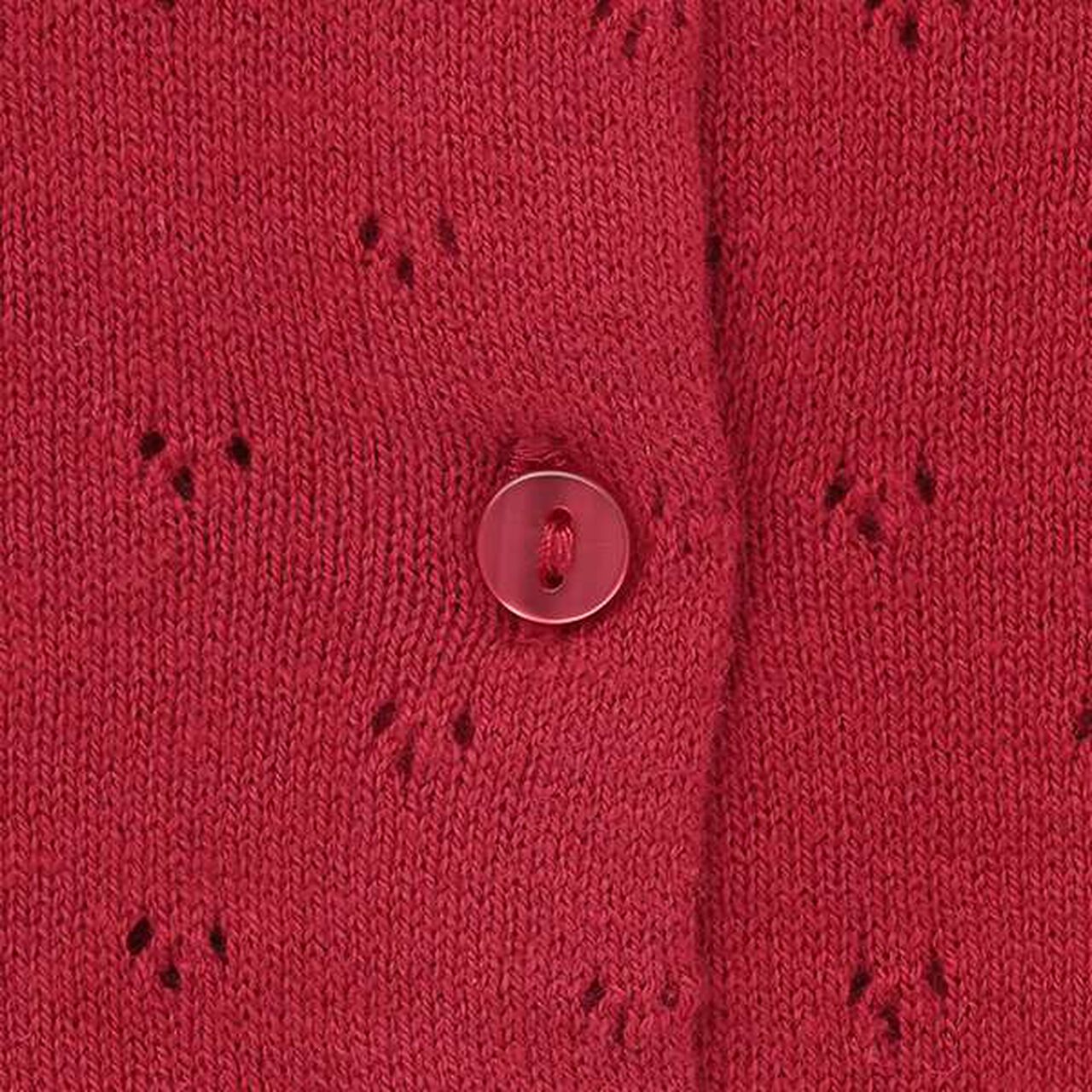 [Link] Needle-Free Cardigan,Red, large image number 3