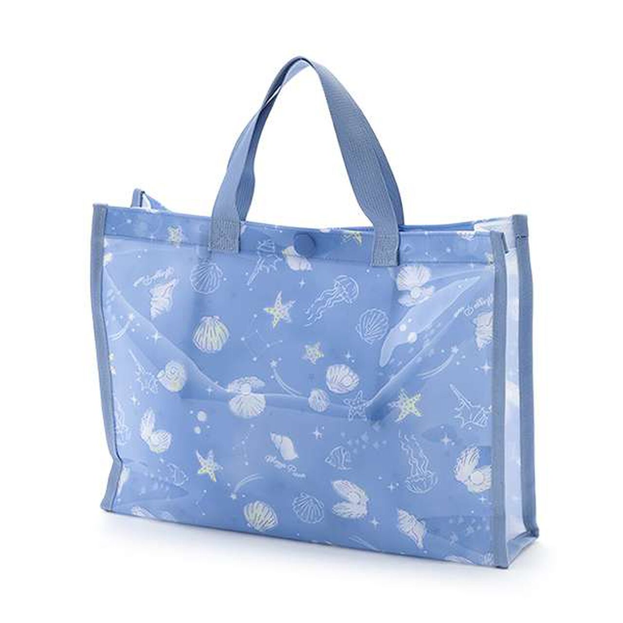 Shell Pattern Swim Bag,Lilac, large image number 1