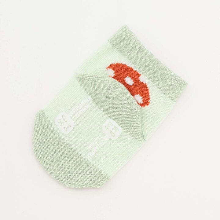 森林動物圖案嬰兒襪,薄荷色, medium image number 2