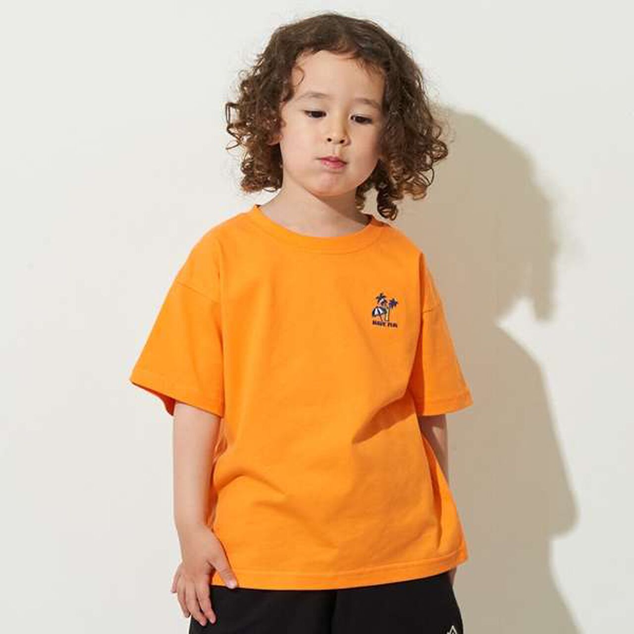 Water-Repellent Single-Point Embroidery T-Shirt,Purple, large image number 19