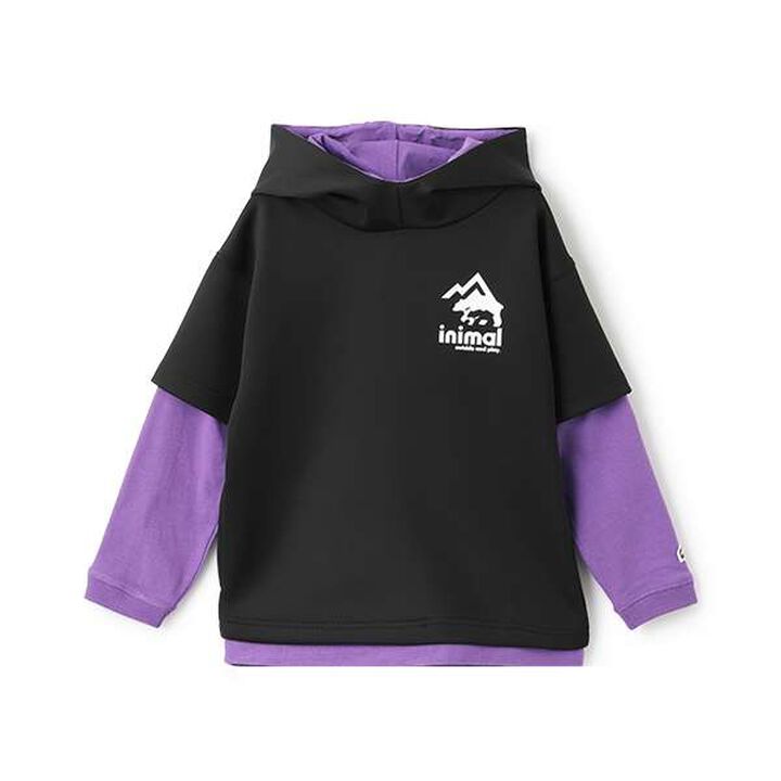 [Water-Repellent] Ponte Fake Layered T Parka,Blue, medium image number 5