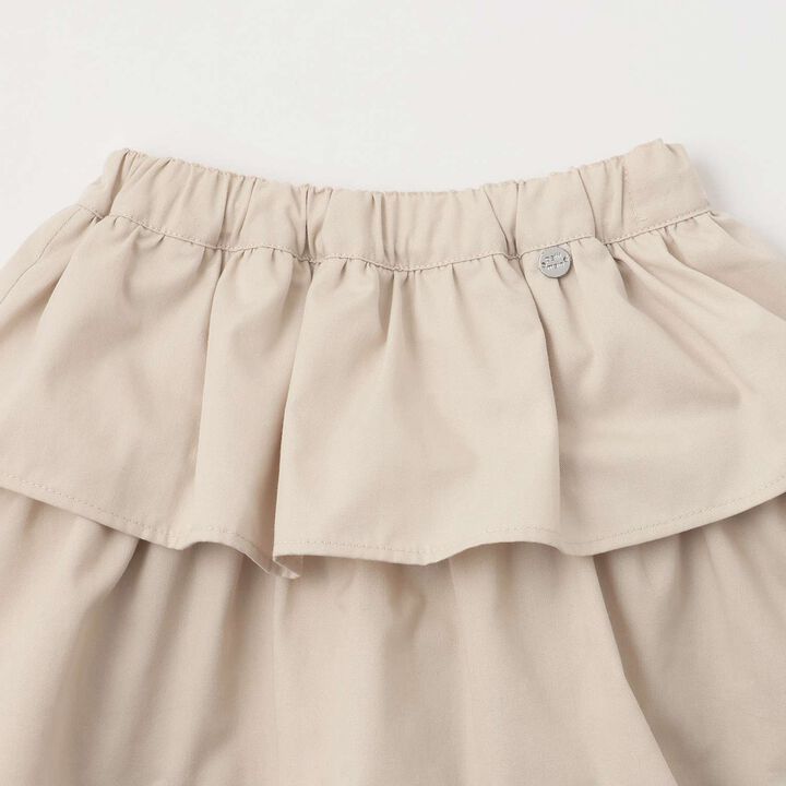 Tiered Skirt with Shorts,Light beige, medium image number 9