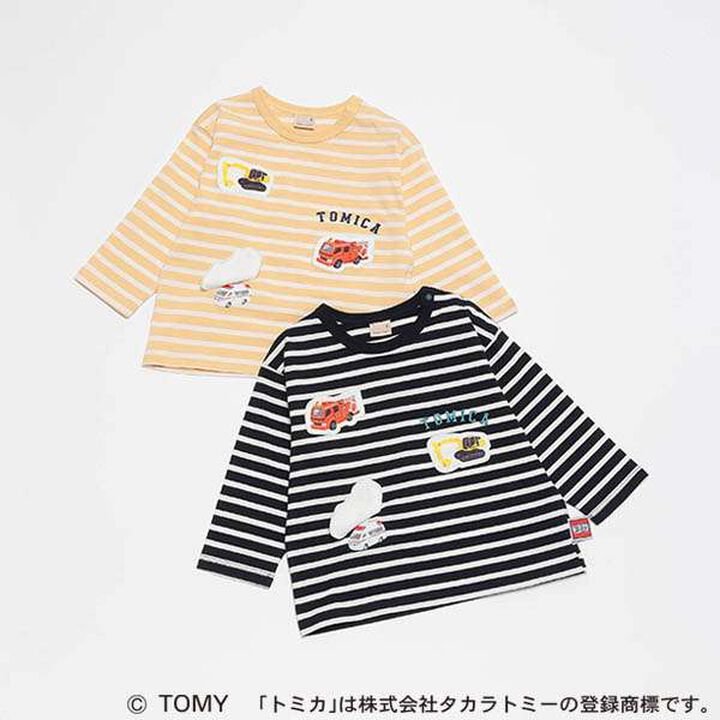 TOMICA Appliqu&eacute; Long Sleeve T-Shirt,Yellow, medium image number 9