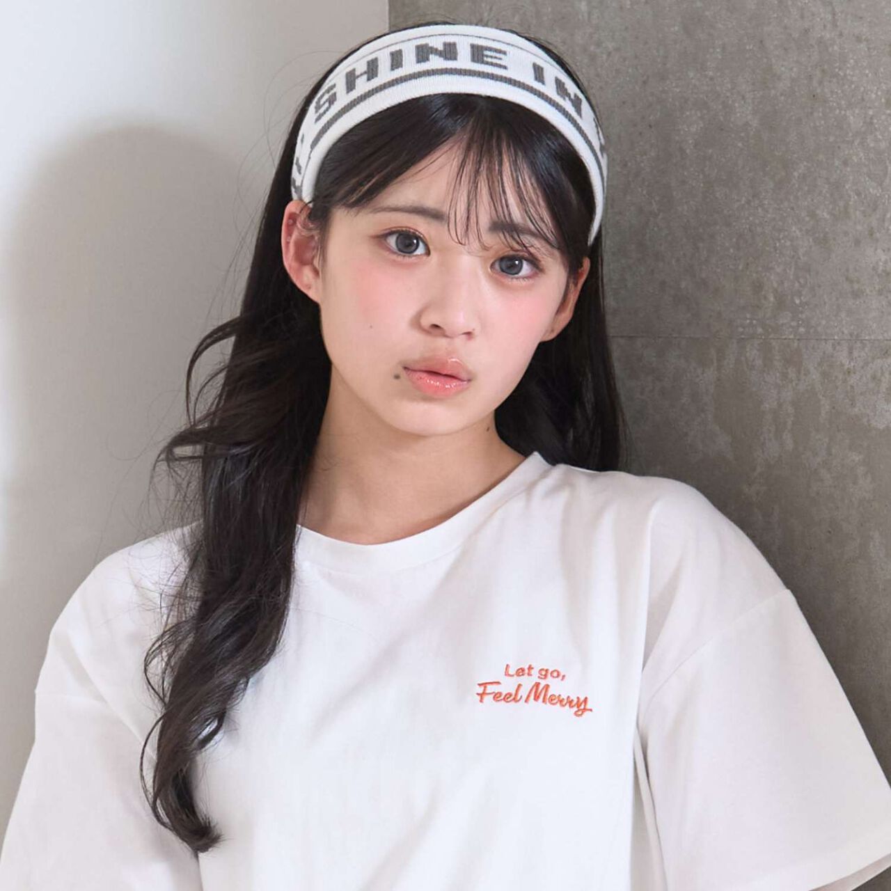 [LTXC] Jacquard Logo Headband,Pearl white, large image number 1