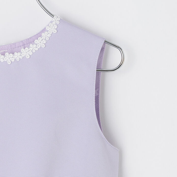 Floral Embroidery Dress & Knit Cardigan Set,Lavender, medium image number 11
