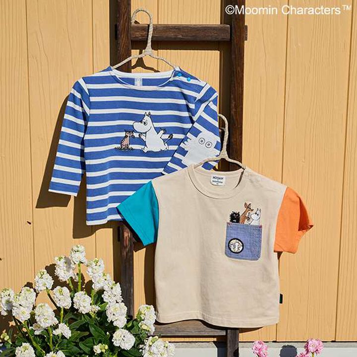 MOOMIN/Chest Pocket Short Sleeve T-Shirt,Green, medium image number 6