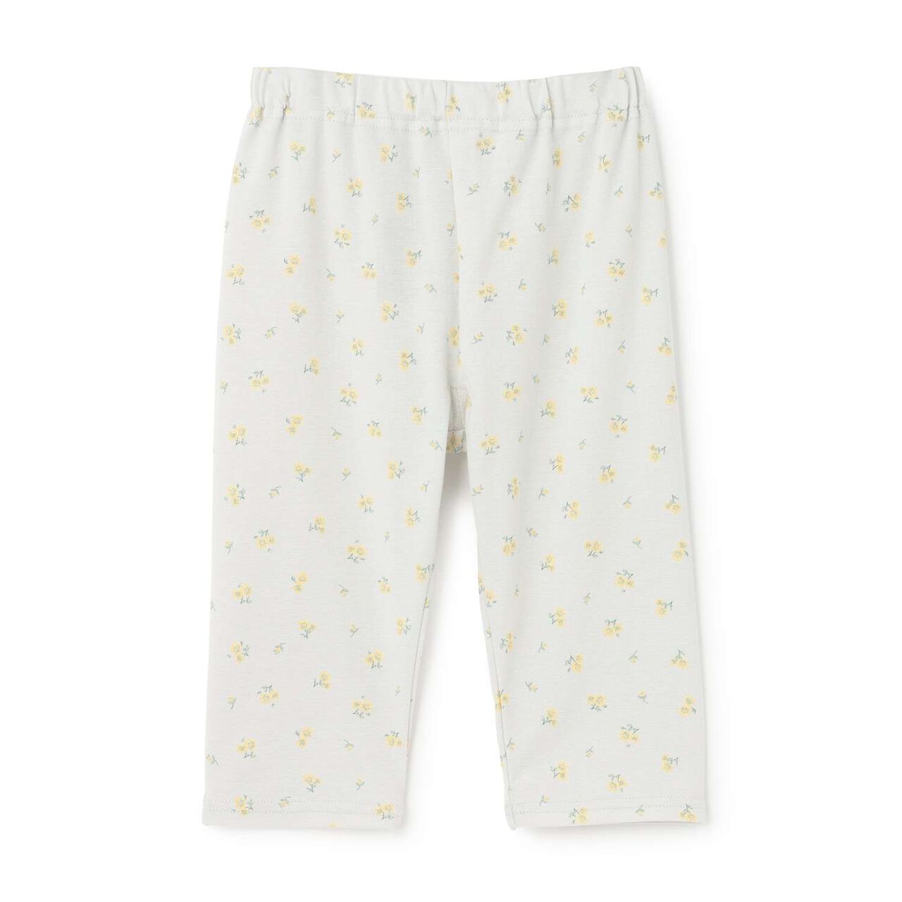 [365D] Anti-Stain Jersey Knit Patterned 6/10 Leggings,Light blue, large image number 0
