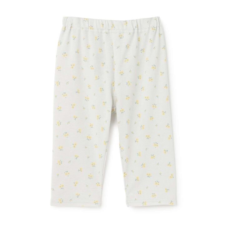 [365D] Anti-Stain Jersey Knit Patterned 6/10 Leggings,Light blue, medium image number 0