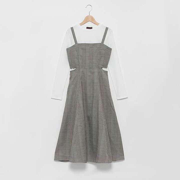 Jumper Skirt Inner Wear Set,Blue, medium image number 8