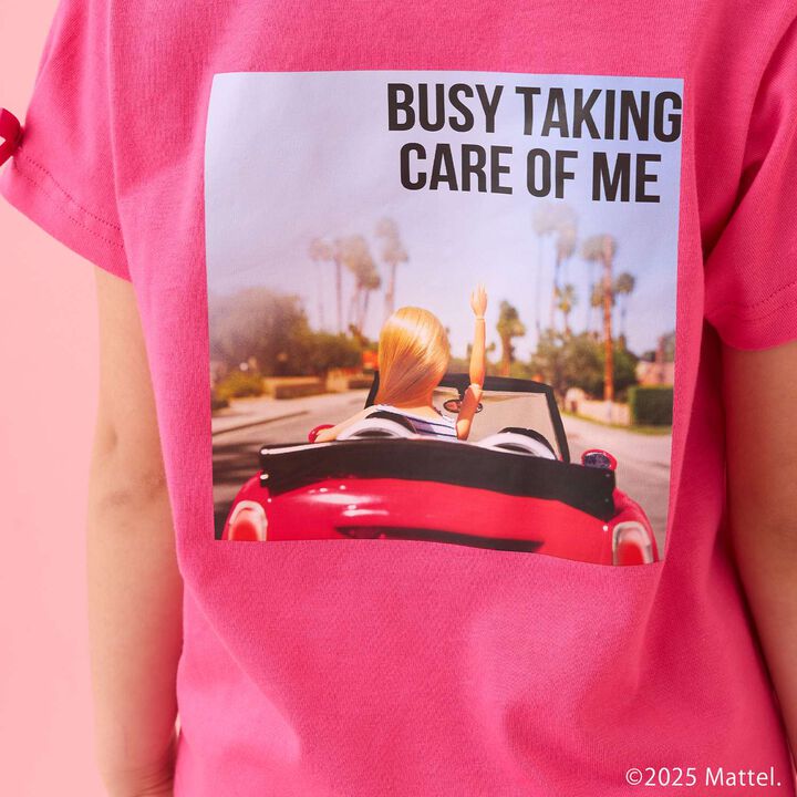 [Barbie] Sleeve Tuck T-Shirt,White, medium image number 20