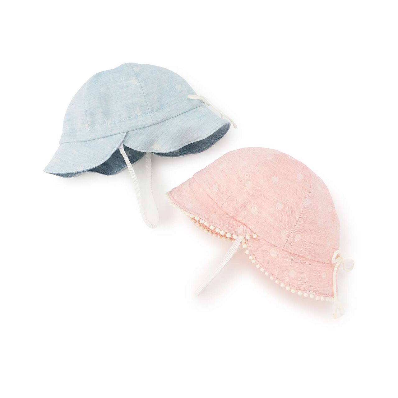 ☆Organic Gauze Reversible Hat [Made in Japan],Blue, large image number 11