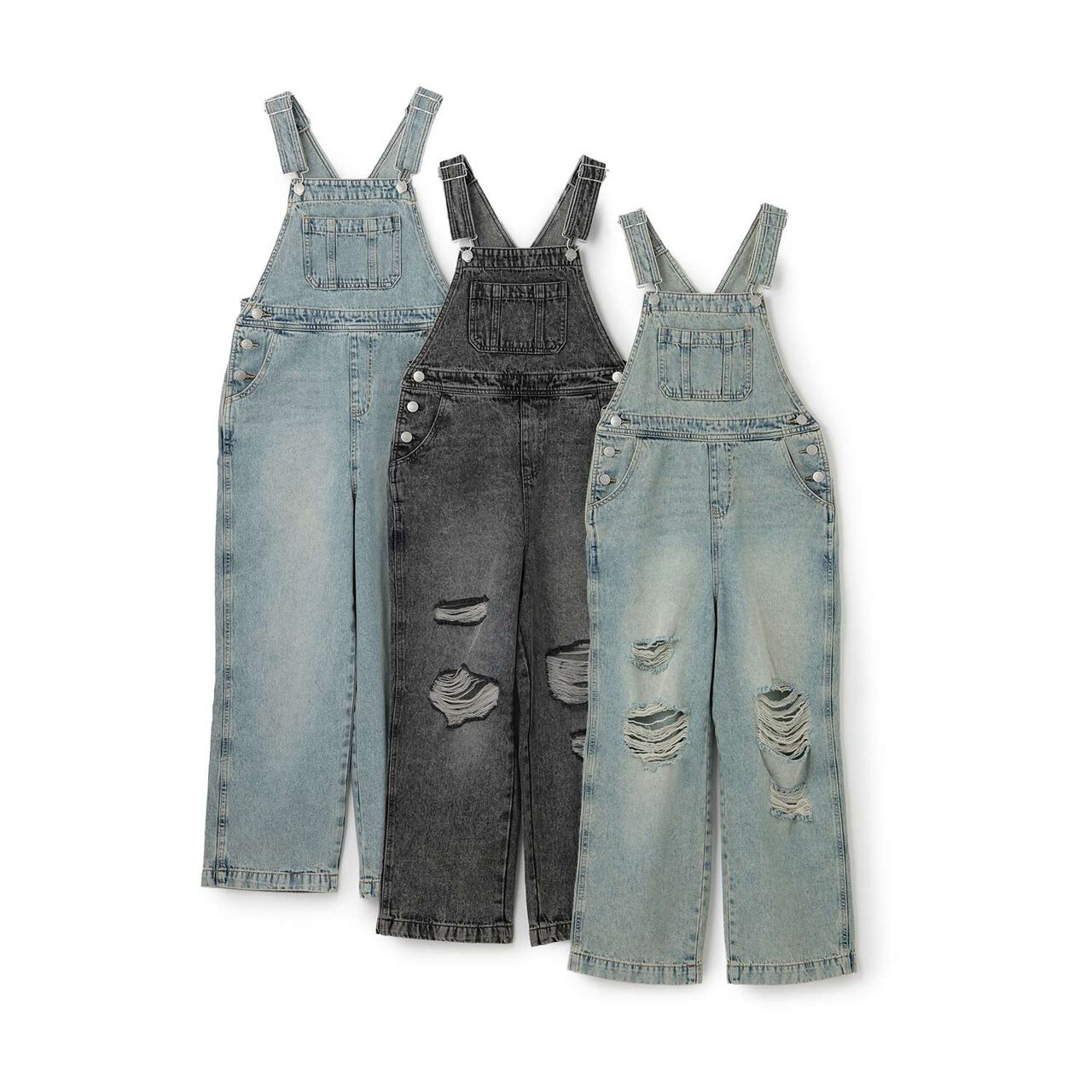 [BS] Denim Overalls,Blue, large image number 8