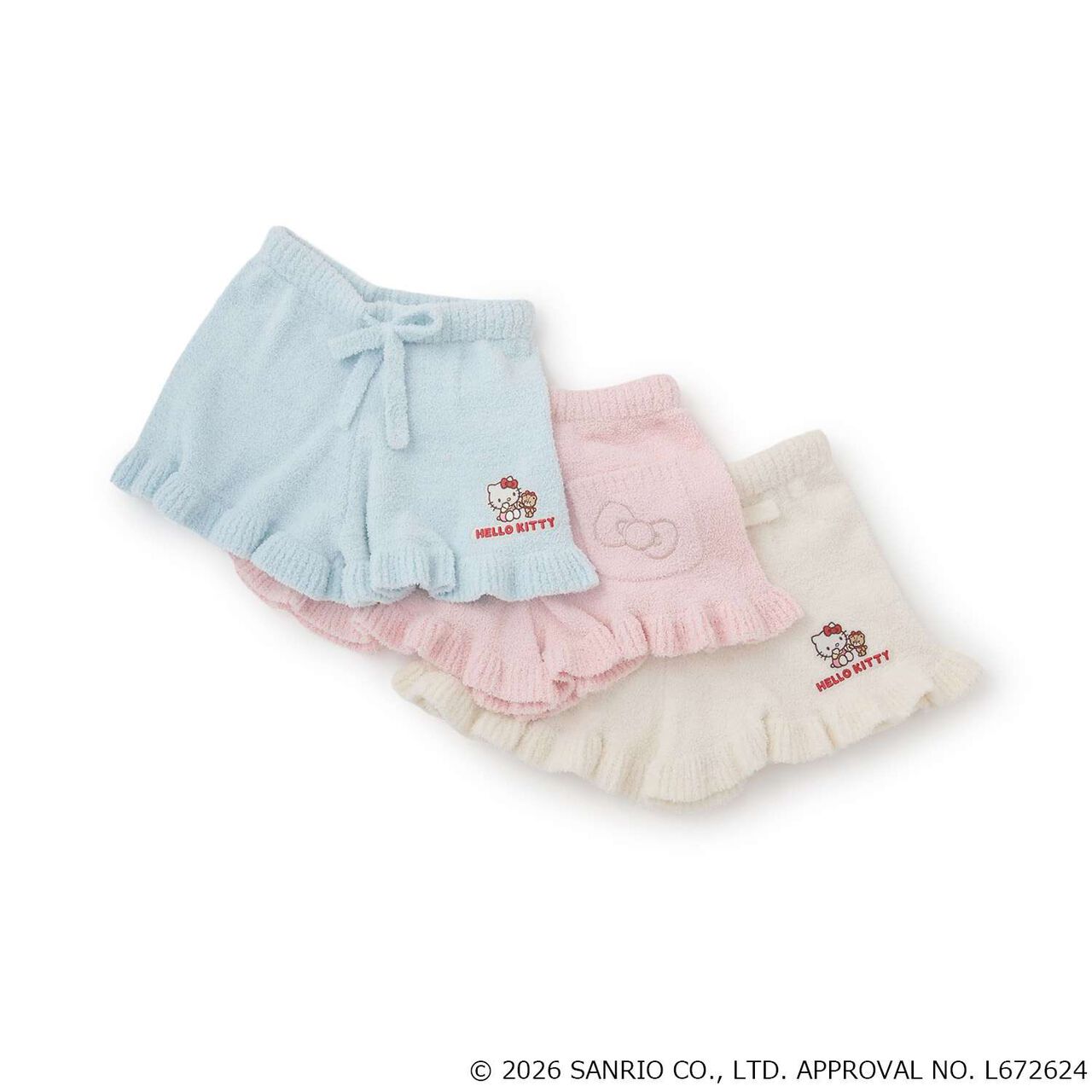 [Sanrio Characters/Hello Kitty] Marshmallow Knit Shorts,Ivory, large image number 15
