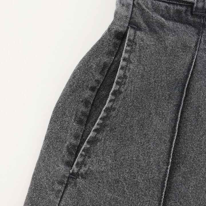[LTXC] Denim Pleated Skirt with Belt,Navy, medium image number 16