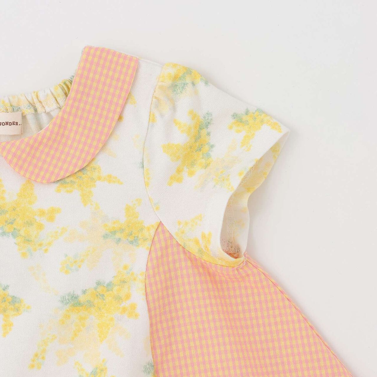 Mimosa Color-Block Tunic,Lemon yellow, large image number 3