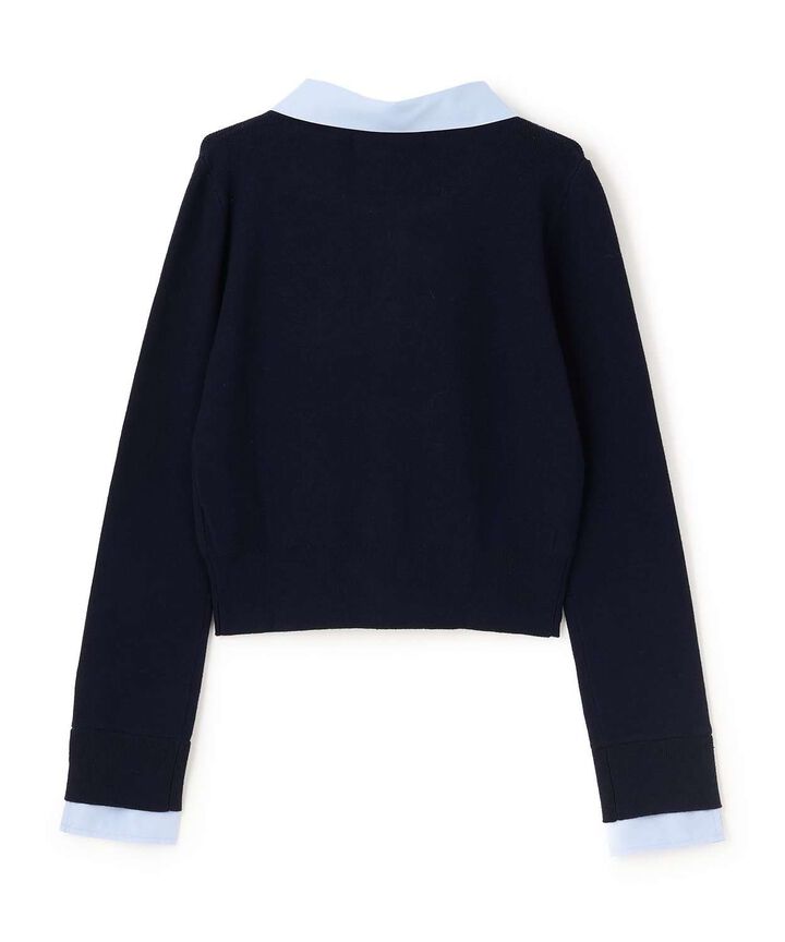 Ribbon Knit Pullover [Korean Fashion],Brown, medium image number 5