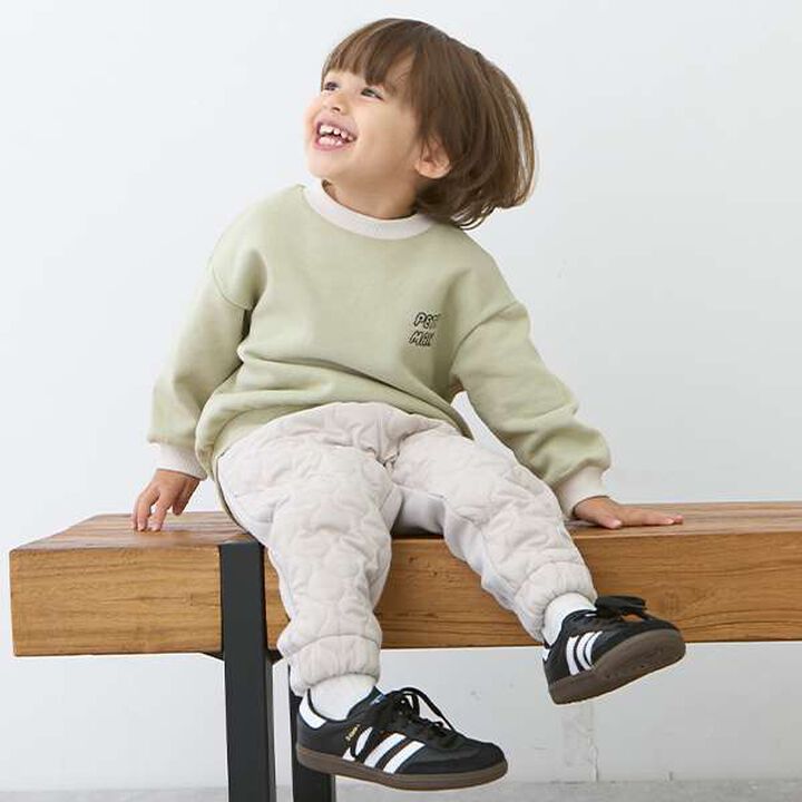 Color Block Quilted Pants,Navy, medium image number 13