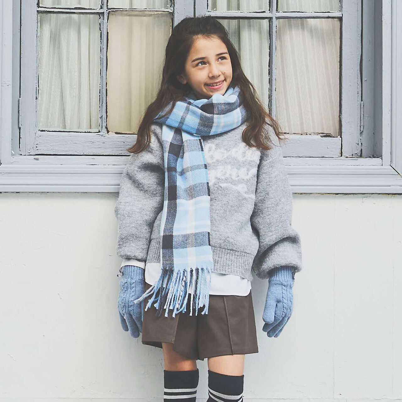 Shaggy Lined Gloves,Navy, large image number 10