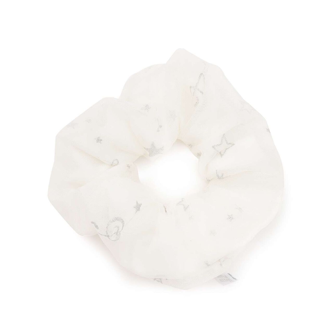 Musical Note Series Tulle Scrunchie,Navy, large image number 4