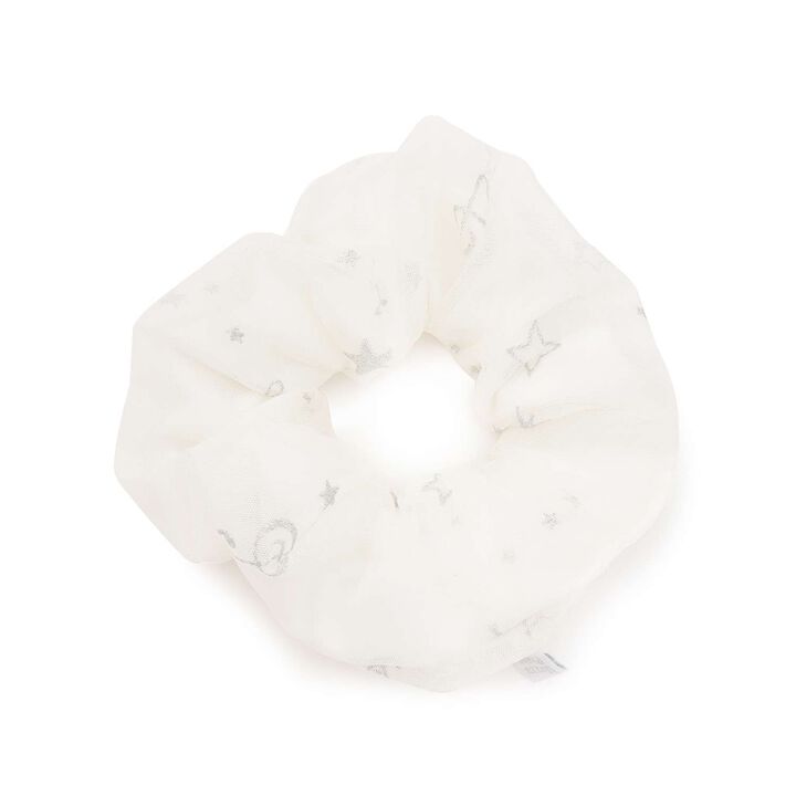 Musical Note Series Tulle Scrunchie,Navy, medium image number 4
