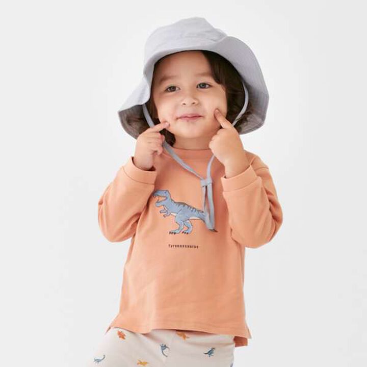 Affordable BOYS Long-Sleeve T-Shirt,Peach, medium image number 0