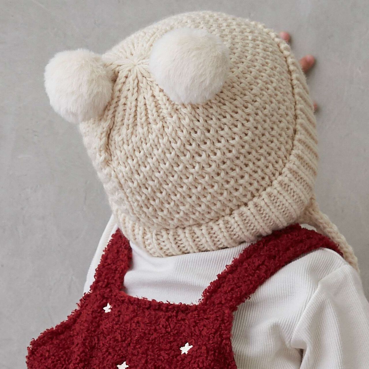 Pom-Pom Beanie,Moderate pink, large image number 1