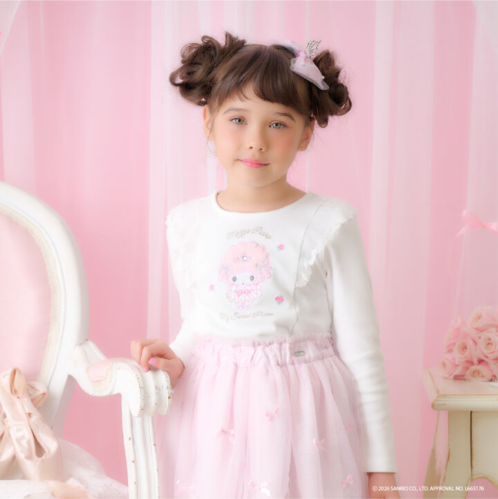 My Melody/My Sweet Piano Tiara Ribbon Hair Clip,Pink, medium image number 9