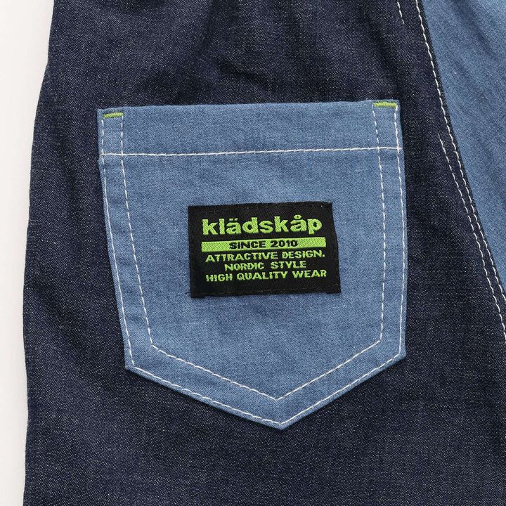 Insect Pocket 5-Minute Length Pants,Sax blue, medium image number 14