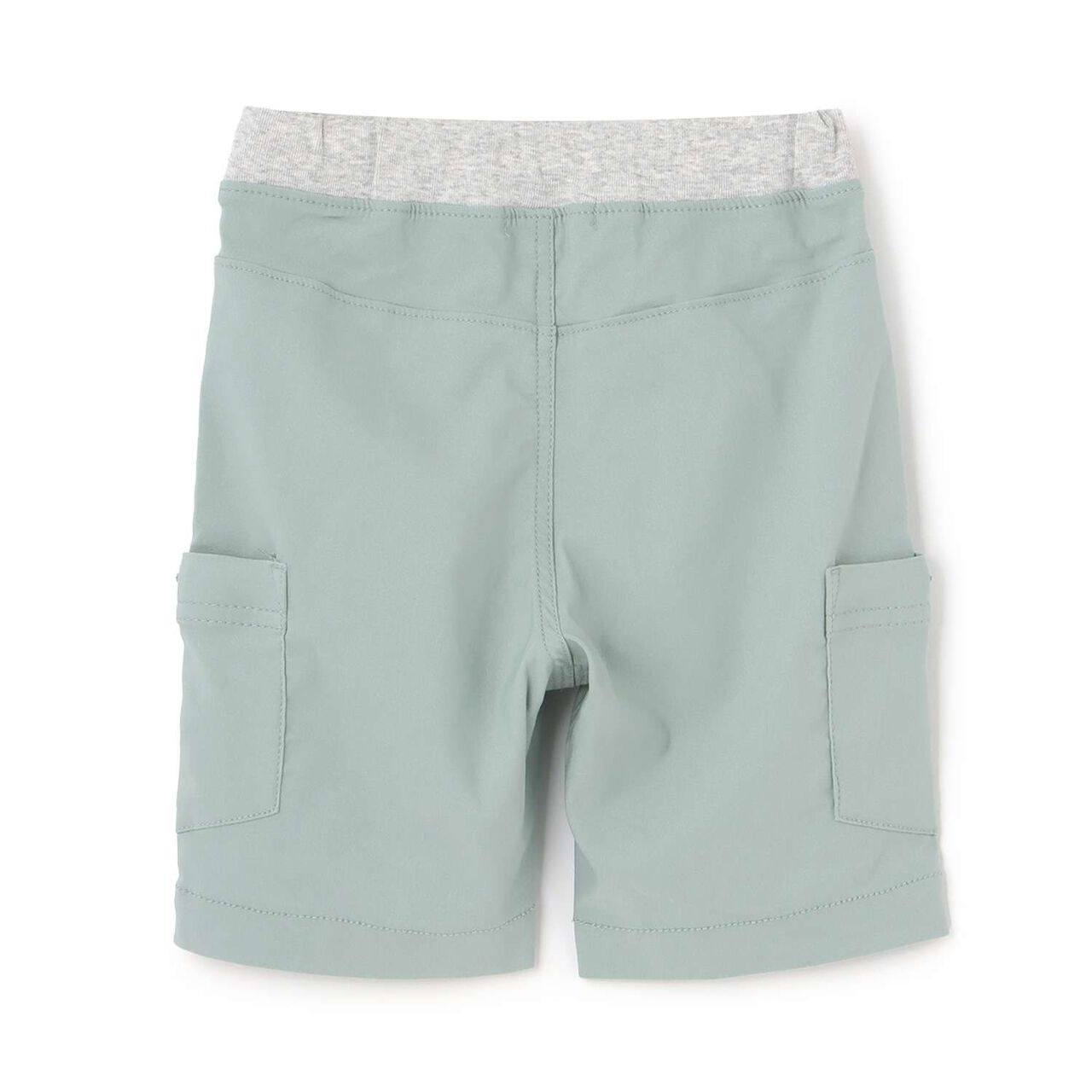 Stretch Twill Cargo Half Pants,Mustard, large image number 1