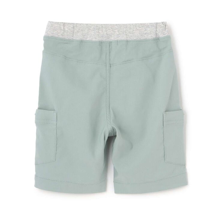 Stretch Twill Cargo Half Pants,Mustard, medium image number 1