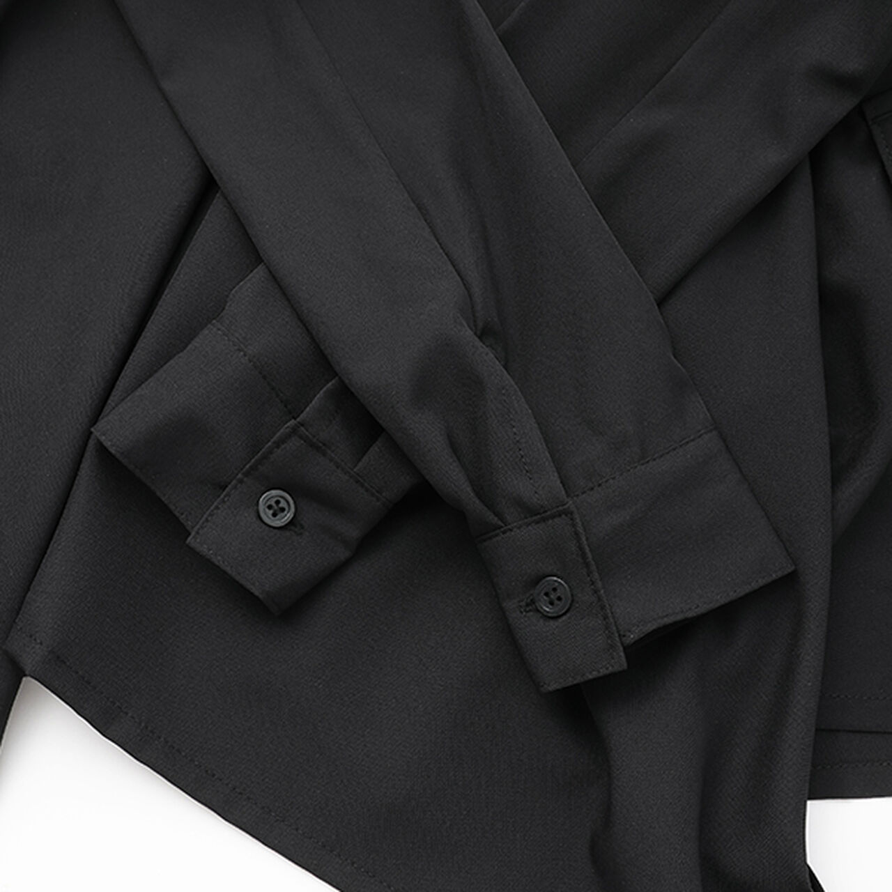 [AMI] Waist Wrap Shirt Style Skirt with Shorts,Light gray, large image number 17