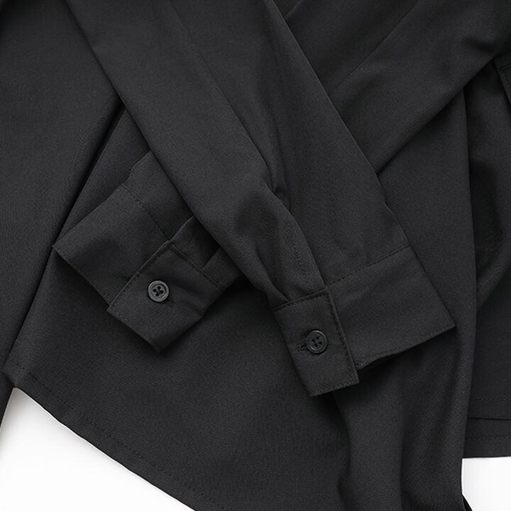 [AMI] Waist Wrap Shirt Style Skirt with Shorts,Light gray, medium image number 17