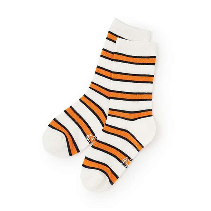 Multi Stripe Socks,Orange, medium image number 0