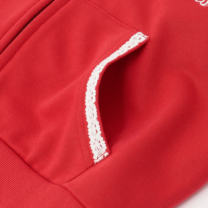 Lace Point Hoodie,Medium gray, medium image number 10