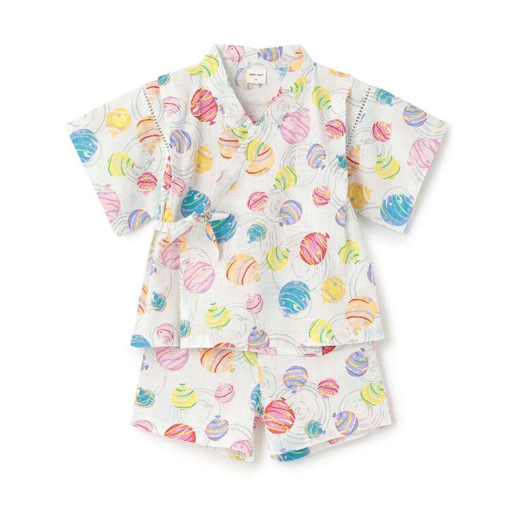 [Easy Wear] GIRLS Assorted Jinbei,Off white, medium image number 4