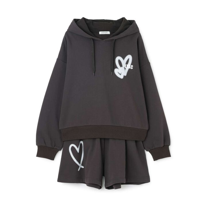 [LTXC] 100% Cotton Wool Lined Back Spray Outfit Set,Khaki, medium image number 15