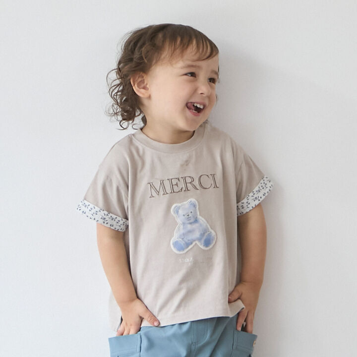 [Parent-Child Matching] [Cool Touch] 15th MERCI Short-Sleeve T-Shirt,Pearl white, medium image number 6