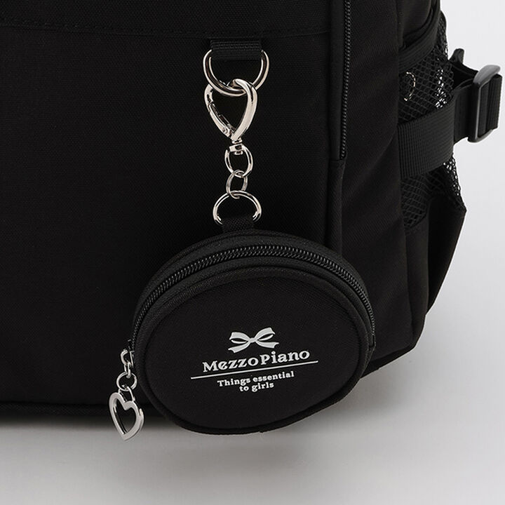 Round Pouch Backpack,Black, medium image number 21