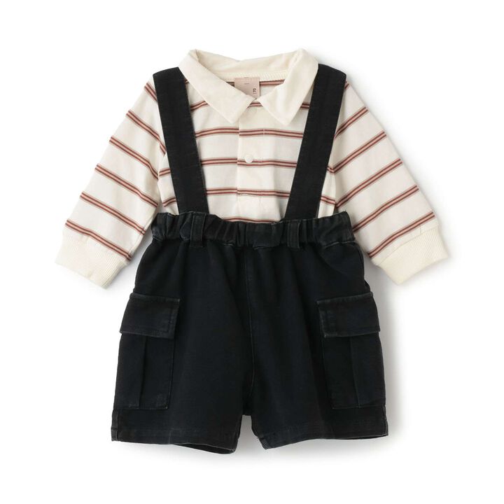 Suspender Cargo Pants Set,, medium