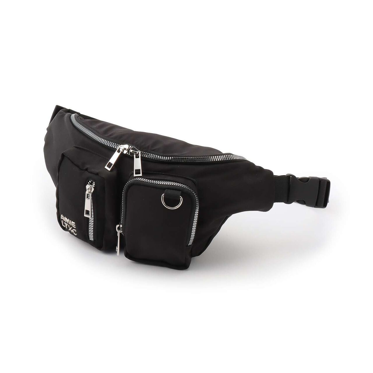 [LTXC] Nylon Waist Bag,Black, large image number 0