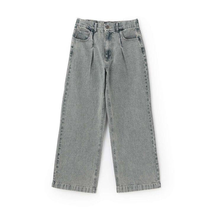 [LTXC] Tack Wide Denim Pants [Set Available],Gray, medium image number 7
