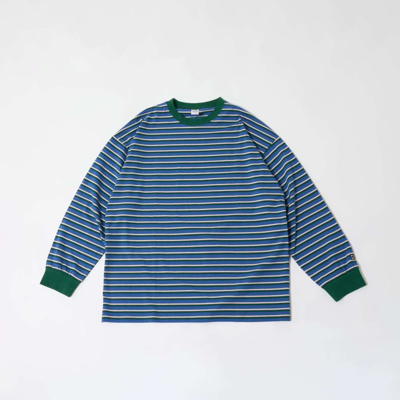 [Matching with Dad Outfit] Assorted Stripe Wide Long Sleeve T-Shirt,Black, large image number 11