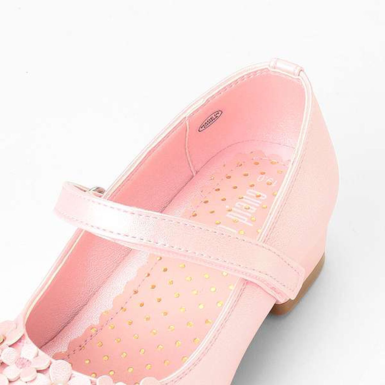 Flower Strap Shoes,White, large image number 4